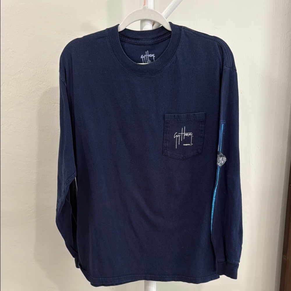 Guy Harvey Blue Long Sleeve Shirt